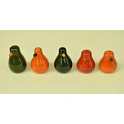 Etikoppaka ⛄ Penguin ⛄ 3 { set of 5 }